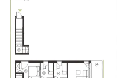 Rzut - Mieszkanie na sprzedaż 4 pokoje o powierzchni 79,45 m² - numer 27_2 w Apartamenty Sielanka