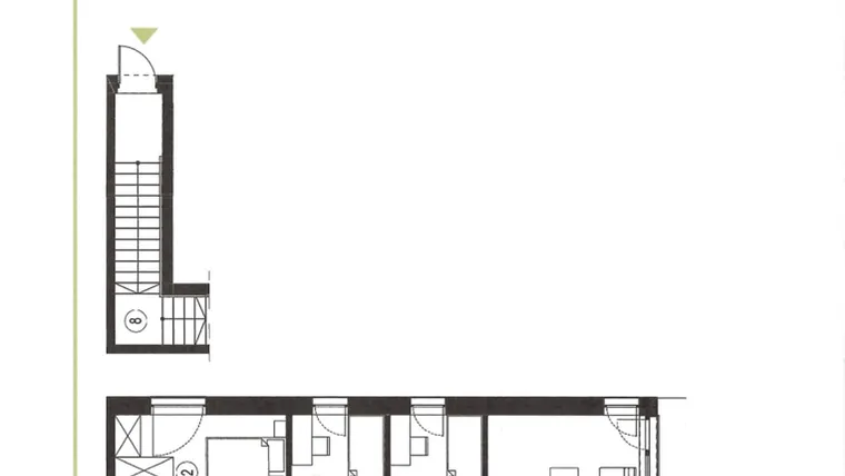 Rzut - Mieszkanie na sprzedaż 4 pokoje o powierzchni 79,14 m² - numer 11_2 w Apartamenty Sielanka