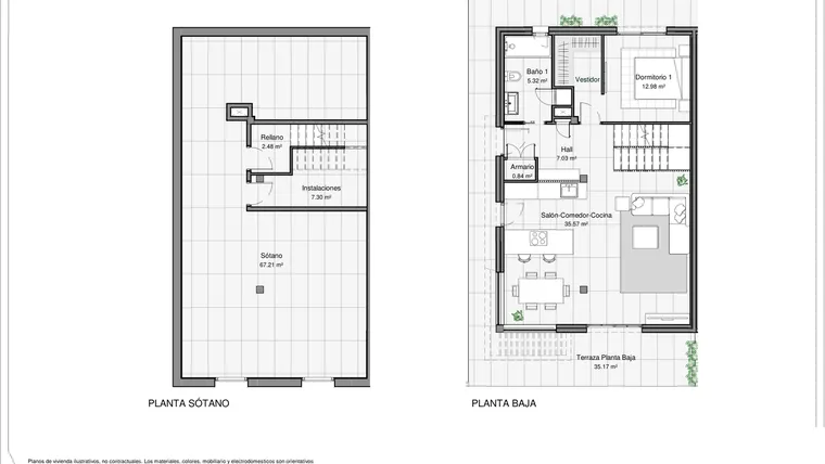 Rzut - Dom na sprzedaż 3 pokoje o powierzchni 215,32 m² - numer 3 w Bliźniak w Polopie - 22913965