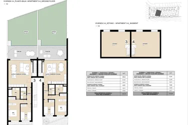 Rzut - Dom na sprzedaż 2 pokoje o powierzchni 166,54 m² - numer 3 w Domy w Torrevieja - 50973696
