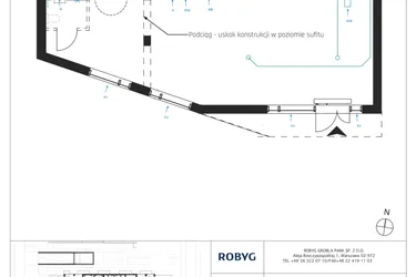 Rzut - Lokal użytkowy na sprzedaż 1 pokój o powierzchni 81,05 m² - numer J.0U03 w Nadmotławie Apartments