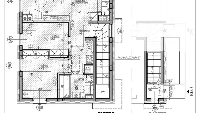 Rzut - Mieszkanie na sprzedaż 3 pokoje o powierzchni 57,15 m² - numer C3.2 w HEJ! Baniocha C