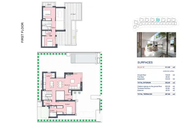 Rzut - Dom na sprzedaż 3 pokoje o powierzchni 252,3 m² - numer 48.19 w Domy w Torre-Pacheco - 20557990