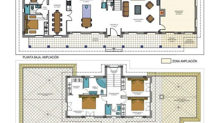 Rzut - Dom na sprzedaż 6 pokoi o powierzchni 270 m² - numer 270 w Domy w Prado - 64110208