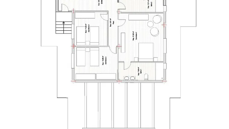 Rzut - Dom na sprzedaż 3 pokoje o powierzchni 168 m² - numer Z w Dom w Cañada de la Leña - 38051820