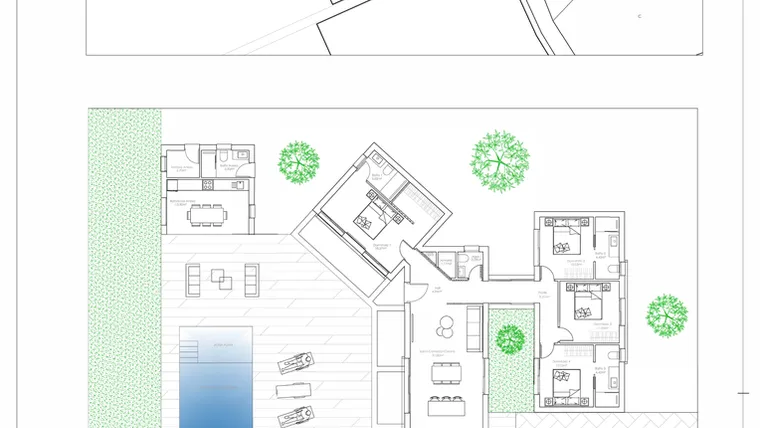 Rzut - Dom na sprzedaż 4 pokoje o powierzchni 199,12 m² - numer 6 w Dom w Castillo de Montemar - 32458143
