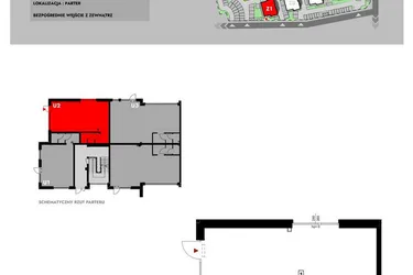 Rzut - Lokal użytkowy na sprzedaż 1 pokój o powierzchni 61,81 m² - numer Z1_U4 w Osiedle Malarska etap IV