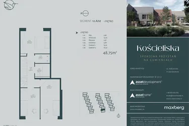 Rzut - Dom na sprzedaż 4 pokoje o powierzchni 135,15 m² - numer 12.A w Kościeliska