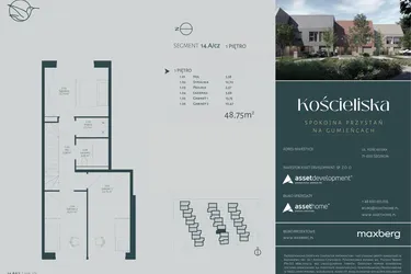 Rzut - Dom na sprzedaż 4 pokoje o powierzchni 135,15 m² - numer 14.A w Kościeliska