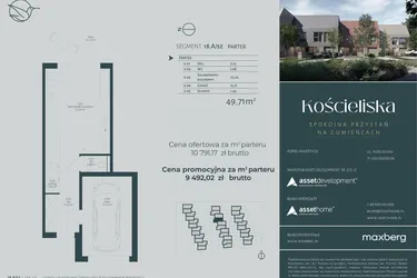 Rzut - Dom na sprzedaż 4 pokoje o powierzchni 135,15 m² - numer 18.A w Kościeliska