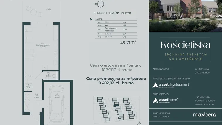 Rzut - Dom na sprzedaż 4 pokoje o powierzchni 135,15 m² - numer 18.A w Kościeliska