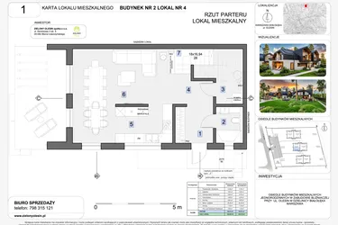 Rzut - Dom na sprzedaż 4 pokoje o powierzchni 140,18 m² - numer 4 w Zielony Olesin