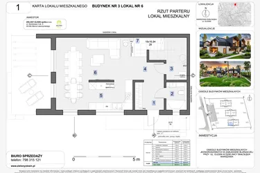 Rzut - Dom na sprzedaż 4 pokoje o powierzchni 140,18 m² - numer 6 w Zielony Olesin