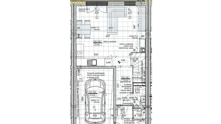 Rzut - Dom na sprzedaż 4 pokoje o powierzchni 114,5 m² - numer C10 w Osiedle Szatonia etap III
