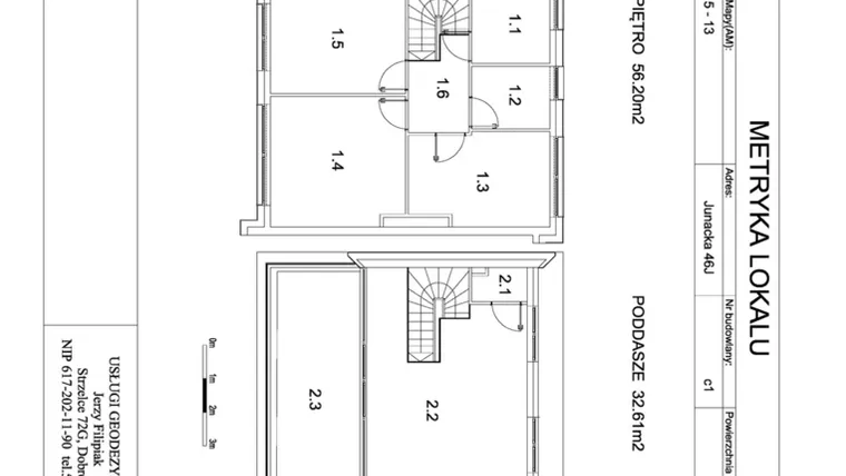 Rzut - Dom na sprzedaż 5 pokoi o powierzchni 128,88 m² - numer C1 w Viva Junacka