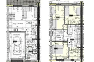 Rzut - Dom na sprzedaż 4 pokoje o powierzchni 111,38 m² - numer B3 w Osiedle Szatonia etap III