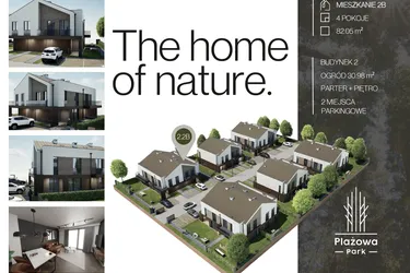 Rzut - Dom na sprzedaż 4 pokoje o powierzchni 82,05 m² - numer 2.2B w Plażowa Park Głowno