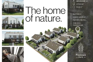 Rzut - Dom na sprzedaż 4 pokoje o powierzchni 94,42 m² - numer 6.1A w Plażowa Park Głowno