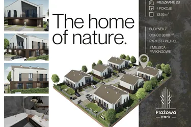 Rzut - Dom na sprzedaż 4 pokoje o powierzchni 82,05 m² - numer 7.2B w Plażowa Park Głowno