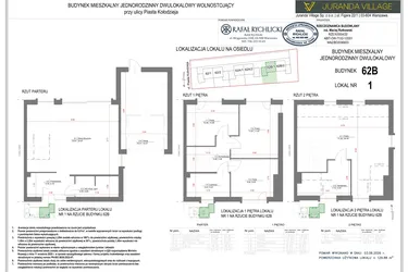 Rzut - Mieszkanie na sprzedaż 4 pokoje o powierzchni 129,88 m² - numer C1 w Juranda Village etap III
