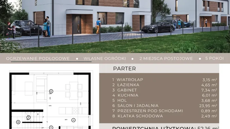 Rzut - Dom na sprzedaż 5 pokoi o powierzchni 102,58 m² - numer A.9.2 w Pustynna 51
