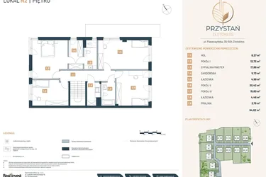 Rzut - Dom na sprzedaż 5 pokoi o powierzchni 190,06 m² - numer N2 w Przystań Złotokłos
