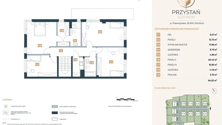 Rzut - Dom na sprzedaż 5 pokoi o powierzchni 190,06 m² - numer N2 w Przystań Złotokłos