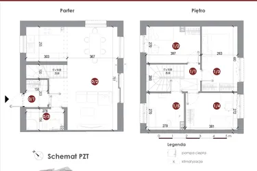 Rzut - Dom na sprzedaż 4 pokoje o powierzchni 87,97 m² - numer 22A w Parkowy Zakątek