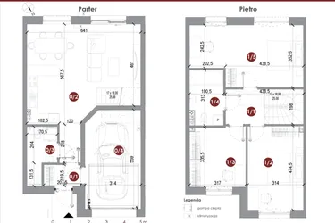 Rzut - Dom na sprzedaż 4 pokoje o powierzchni 109,63 m² - numer 20A w Parkowy Zakątek