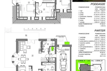 Rzut - Dom na sprzedaż 5 pokoi o powierzchni 150 m² - numer 3A w Willa Kamieniec Wrocławski