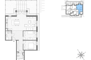 Rzut - Mieszkanie na sprzedaż 3 pokoje o powierzchni 88,35 m² - numer C.3 w Stawowa ABC