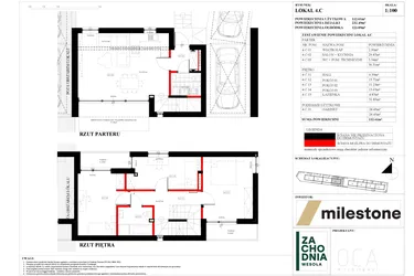 Rzut - Dom na sprzedaż 5 pokoi o powierzchni 112,61 m² - numer 4.C w Zachodnia Wesoła