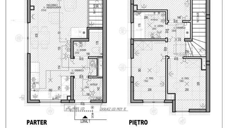 Rzut - Mieszkanie na sprzedaż 4 pokoje o powierzchni 66,13 m² - numer H3.1 w HEJ! Baniocha H