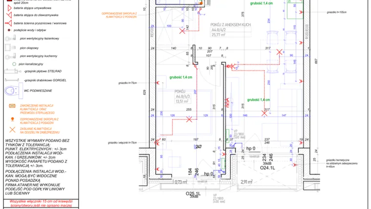 Rzut - Mieszkanie na sprzedaż 2 pokoje o powierzchni 48,97 m² - numer A.4.8 w Piekary 18