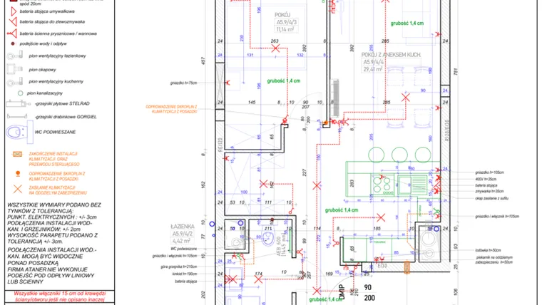 Rzut - Mieszkanie na sprzedaż 2 pokoje o powierzchni 48,64 m² - numer A.5.9 w Piekary 18