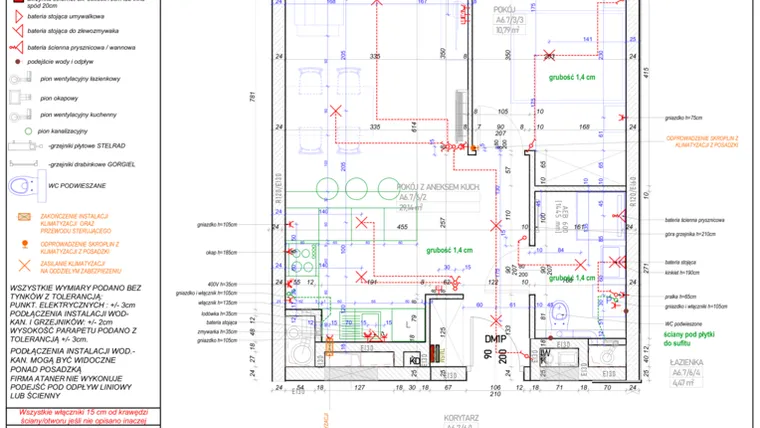 Rzut - Mieszkanie na sprzedaż 2 pokoje o powierzchni 46,73 m² - numer A.6.7 w Piekary 18