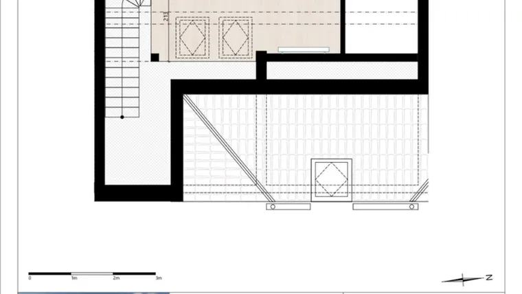 Rzut - Mieszkanie na sprzedaż 2 pokoje o powierzchni 48,88 m² - numer B3/3/36 w Montano bud. B3
