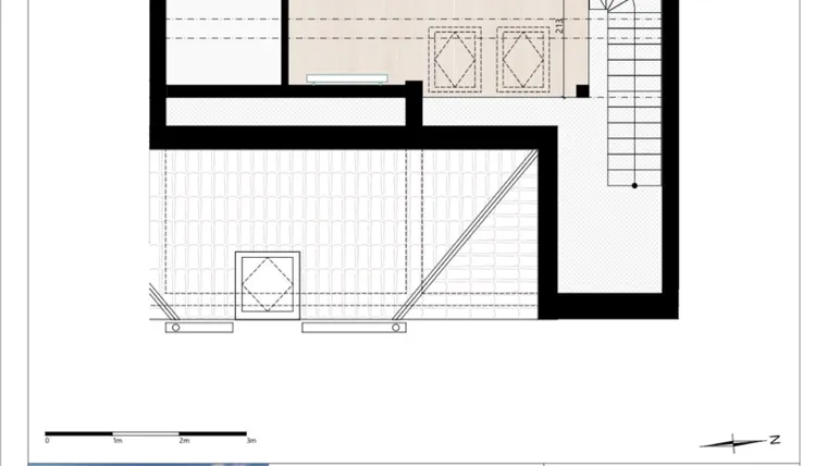 Rzut - Mieszkanie na sprzedaż 2 pokoje o powierzchni 48,88 m² - numer B3/3/37 w Montano bud. B3
