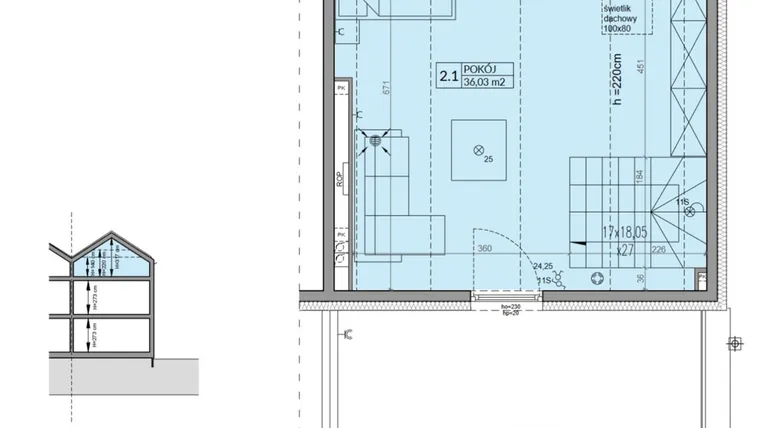 Rzut - Dom na sprzedaż 6 pokoi o powierzchni 150,6 m² - numer 6B w Wille przy Lesie