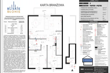 Rzut - Mieszkanie na sprzedaż 3 pokoje o powierzchni 55,53 m² - numer A7-2 w Bliskie Błonie