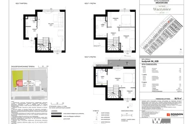 Rzut - Dom na sprzedaż 4 pokoje o powierzchni 89,7 m² - numer 96_02B w Nowe Warzymice 7.1