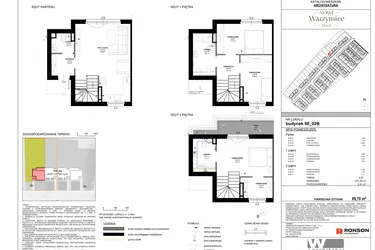 Rzut - Dom na sprzedaż 4 pokoje o powierzchni 89,7 m² - numer 98_02B w Nowe Warzymice 7.1