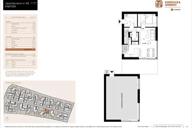 Rzut - Mieszkanie na sprzedaż 5 pokoi o powierzchni 99,97 m² - numer A5 w Kosocicka Ambient