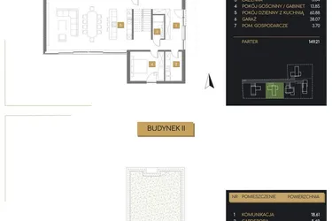 Rzut - Dom na sprzedaż 5 pokoi o powierzchni 241,16 m² - numer 2 w Villa Verde