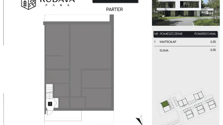 Rzut - Mieszkanie na sprzedaż 3 pokoje o powierzchni 153,02 m² - numer M7B w Rudava Park