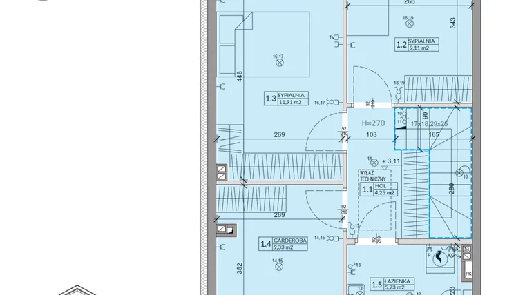 Rzut - Dom na sprzedaż 4 pokoje o powierzchni 80,54 m² - numer 37B w Ogrody Przyjaciół 5 etap IV
