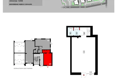 Rzut - Lokal użytkowy na sprzedaż 1 pokój o powierzchni 32,47 m² - numer Z2_U3 w Osiedle Malarska etap IV