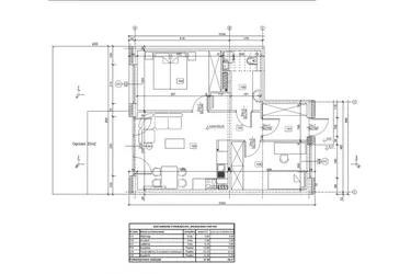 Rzut - Mieszkanie na sprzedaż 3 pokoje o powierzchni 57,9 m² - numer 42/1 w Ogrody Kochanowskiego
