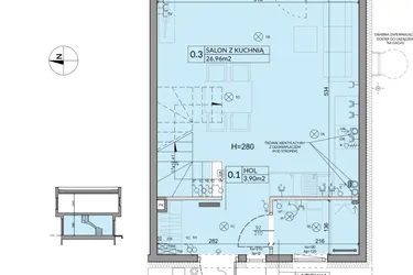 Rzut - Dom na sprzedaż 4 pokoje o powierzchni 74,16 m² - numer 41 w Boska Ksawerowska 2 etap 3