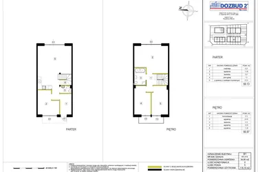 Rzut - Dom na sprzedaż 5 pokoi o powierzchni 116,1 m² - numer B1 w Rezydencja Miłosna